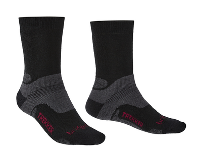 Bridgedale Midweight Merino Performance Boot Heren Wandelsok Black XL