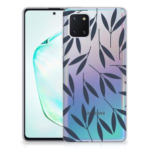 Samsung Galaxy Note 10 Lite TPU Case Leaves Blue