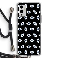 Eyes pattern: OnePlus 9 Transparant Hoesje met koord