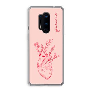 Blooming Heart: OnePlus 8 Pro Transparant Hoesje