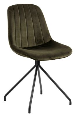 Bendt Eetkamerstoel 'Meavy' Velvet, kleur Donkergroen Bendt Eetkamerstoel 'Meavy' Velvet, kleur Donkergroen