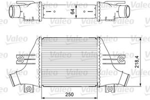 Intercooler, inlaatluchtkoeler 818638
