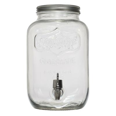 Home Deco Factory Drankdispenser - 4.0 liter - glas - limonadetap - waterdispenser