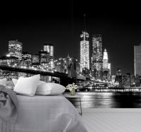 New york oost rivier skyline fotobehang