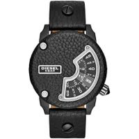 Horlogeband Diesel DZ7353 Leder Zwart 22mm - thumbnail