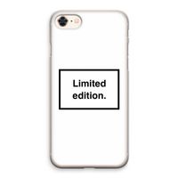 Limited edition: iPhone 8 Transparant Hoesje