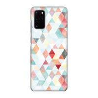 Gekleurde driehoekjes pastel: Volledig geprint Samsung Galaxy S20 Plus Hoesje