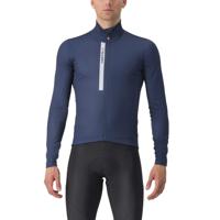 Castelli Entrata Thermal fietsshirt lange mouw belgian blue/silver grey heren L