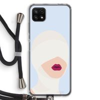 Incognito: Samsung Galaxy A22 5G Transparant Hoesje met koord Incognito: Samsung Galaxy A22 5G Transparant Hoesje met koord