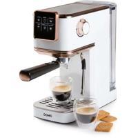 3-in-1 espressomachine - DOMO - DO746K - 1350 W - 20 Bar - Wit / Roze