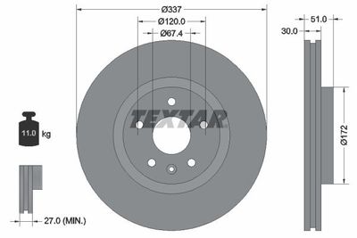 Remschijf 92187103