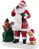 Lemax naughty or nice santa kerstdorp figuur type 3 Santa&apos;s Wonderland 2019