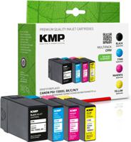 KMP Inktcartridge vervangt Canon PGI-1500BK XL, PGI-1500C XL, PGI-1500M XL, PGI-1500Y XL Compatibel Combipack Zwart, Cyaan, Magenta, Geel C99V 1564,0050 - thumbnail