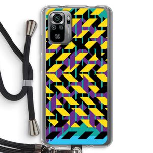 Skew Bee 3: Xiaomi Redmi Note 10S Transparant Hoesje met koord