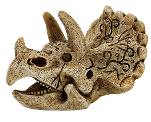 Superfish Skull Triceratops S - Unieke Prehistorische Aquarium Decoratie & Schuilplaats