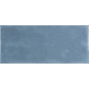 Roca Maiolica FBXT3HDBS1 Wandtegel 110X250 Blue Steel 7mm Glans