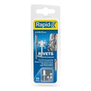 Rapid High Performance Blindklinknagels Ø 4.8x10mm + boor in blister (50 stuks)