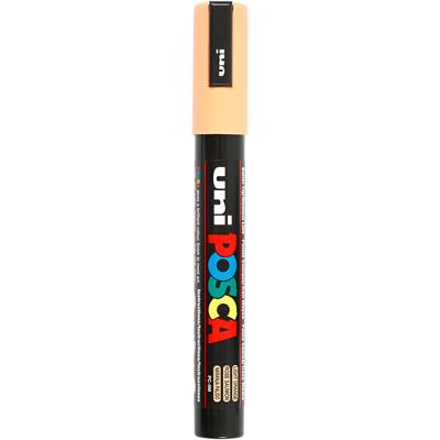 Uni-Posca Posca marker, afm pc-5m, lijndikte 2,5 mm, medium, pale orange, 1 stuk