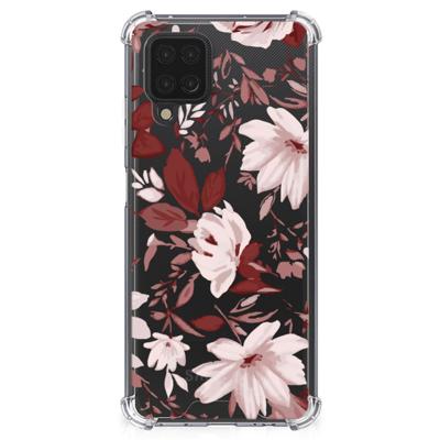 Back Cover Samsung Galaxy A12 Watercolor Flowers Back Cover Samsung Galaxy A12 Watercolor Flowers