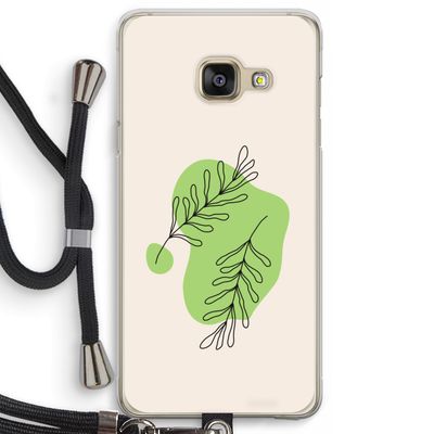Beleaf in you: Samsung Galaxy A3 (2016) Transparant Hoesje met koord