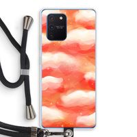 Lichte Wolken: Samsung Galaxy Note 10 Lite Transparant Hoesje met koord
