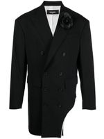 DSQUARED2 blazer à boutonnière croisée - Noir - thumbnail