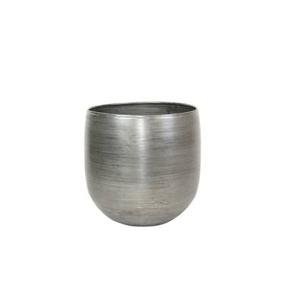 Ter Steege Bloempot Aluminium Zilver D 38 cm H 35 cm