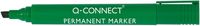 Q-CONNECT permanent marker, 2-5 mm, schuine punt, groen
