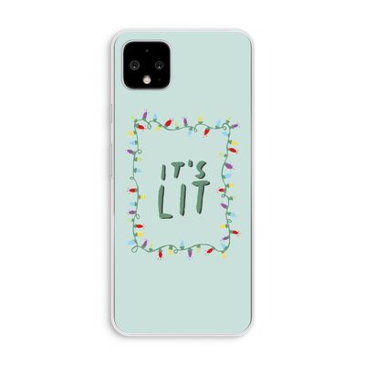 It's Lit: Pixel 4 XL Transparant Hoesje