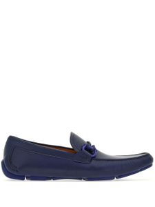 Ferragamo mocassins Driver à plaque Gancini - Bleu