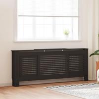 Radiatorombouw 205 cm MDF zwart