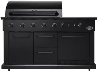 Boretti Luciano buitenkeuken incl. koelkast zwart