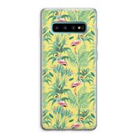 Flamingo party: Samsung Galaxy S10 Plus Transparant Hoesje