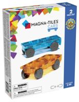 Magnatiles Cars 2 stuks blauw en oranje uitbreidingsset
