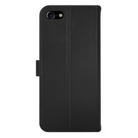 Valenta Gel Skin Apple iPhone SE 2022 / SE 2020 / 8 / 7 Book Case Leer Zwart