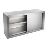 Wandkast van roestvrij staal - 120 cm