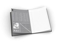 Oxford Office Essentials schrift, harde kaft, 192 bladzijden, gelijnd, ft A4, smart black - thumbnail