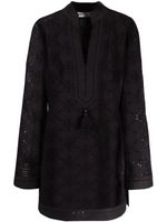 Tory Burch tunique Tory en broderie anglaise - Noir