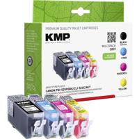 KMP Inktcartridge vervangt Canon PGI-525PGBK, CLI-526C, CLI-526M, CLI-526Y Compatibel Combipack Zwart, Cyaan, Magenta, Geel C81V 1513,0050