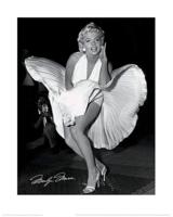 Kunstdruk Marilyn Monroe Seven Year Itch 60x80cm