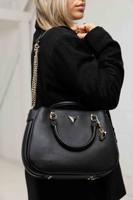 Guess Fedora Handtas Tas Dames Zwart - Maat One Size - Kleur: Zwart | Soccerfanshop