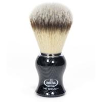 Omega scheerkwast hi-brush synthetisch haar met dassenhaareffect carbon fiber handvat 11cm