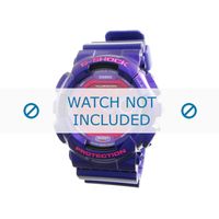 Casio horlogeband GD-100SC / 10378392 Kunststof / Plastic Zwart