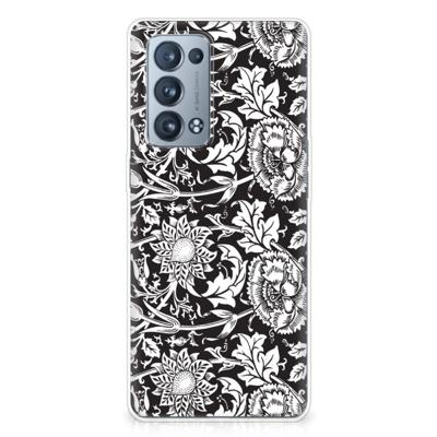 OPPO Reno 6 Pro Plus 5G | TPU Case | Black Flowers
