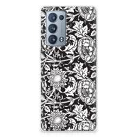 OPPO Reno 6 Pro Plus 5G | TPU Case | Black Flowers