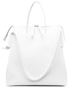 Marsèll grand sac cabas à logo embossé - Blanc - thumbnail