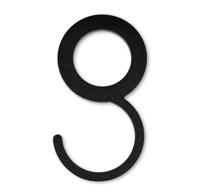 Garderobehaak zwart voor buis Ø25 mm - per stuk