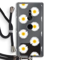 Margrietjes: Sony Xperia XZ2 Transparant Hoesje met koord