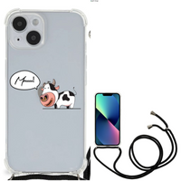 iPhone 14 Stevig Bumper Hoesje Cow - thumbnail