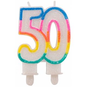 Taartkaars 50 jaar - Taartkaarsen